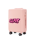 Walizka kabinowa Wings ABS+ 20" Customized PINK SLAY customized