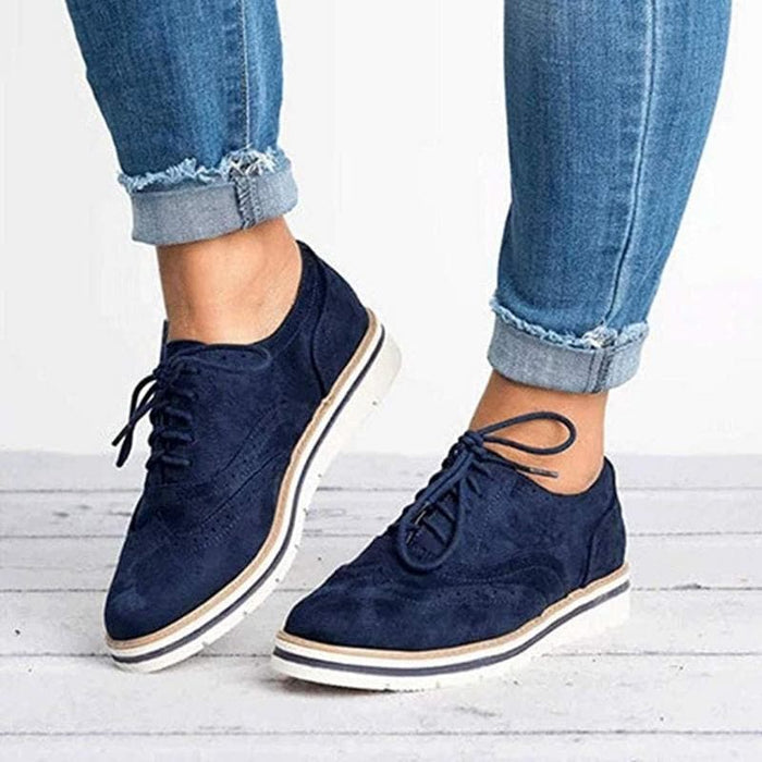 Women's Moccasins with Lace Closure, Lightweight and Durable Ladies Moccasin Shoes for Casual and Work Wear-4