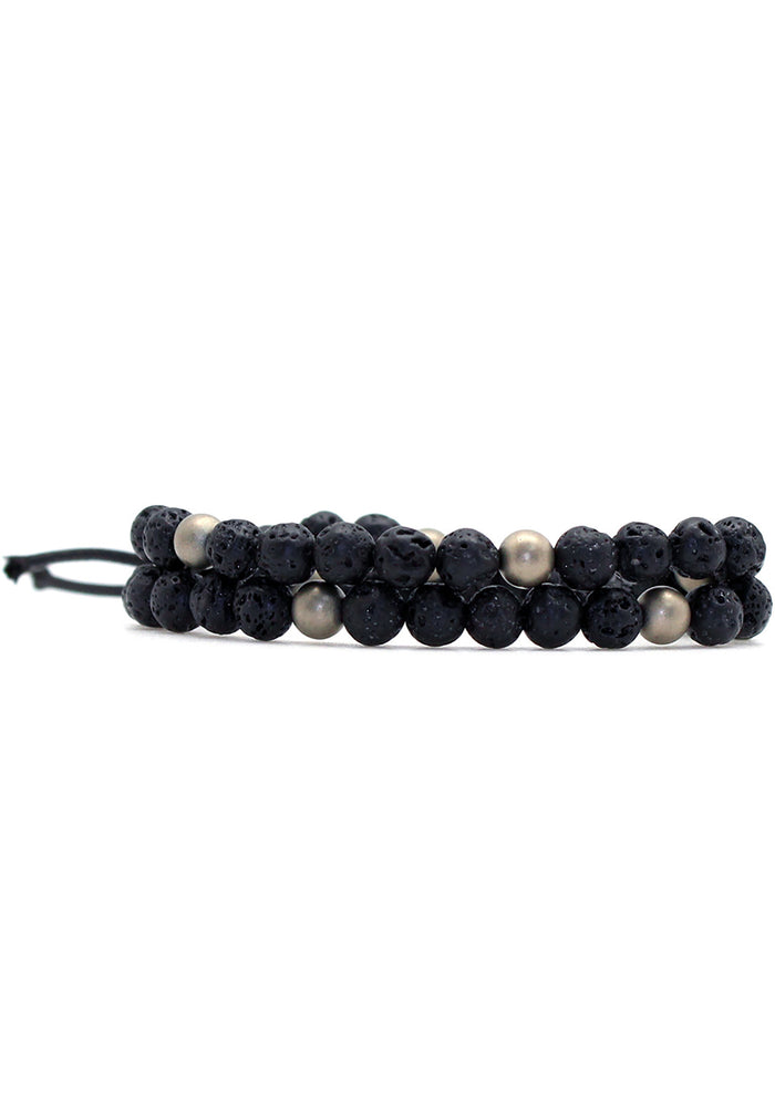 7 LUXE X Katie Soleil Montana Double Wrap Beaded Bracelet