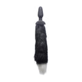 XR Brands® Brands Tailz Waggerz Fox Tail Butt Plug | Motorized Wagging 10 Vibration Modes Wireless Remote Black
