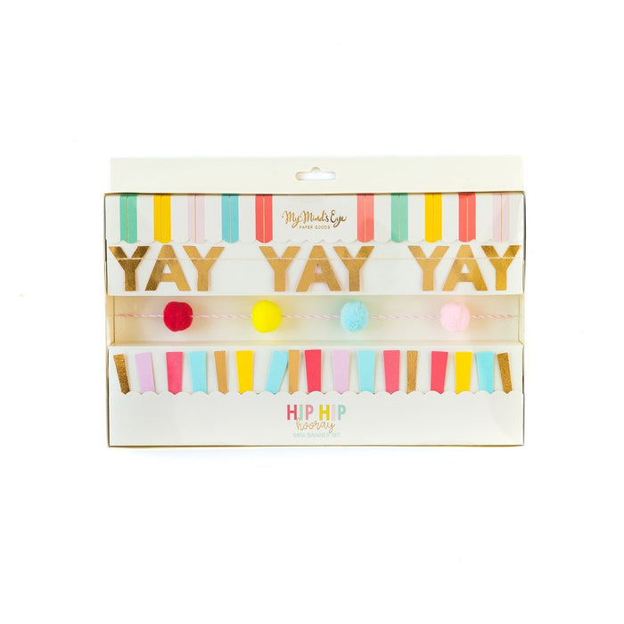 YAY Pom Pom Mini Banner Set