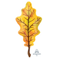 Autumn-themed leaf-shaped balloon with 'anagram' logo on a white background