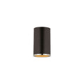 Z-Lite Arlo Matte Black Chrome 1 Light Flushmount 2303F1-MB-CH
