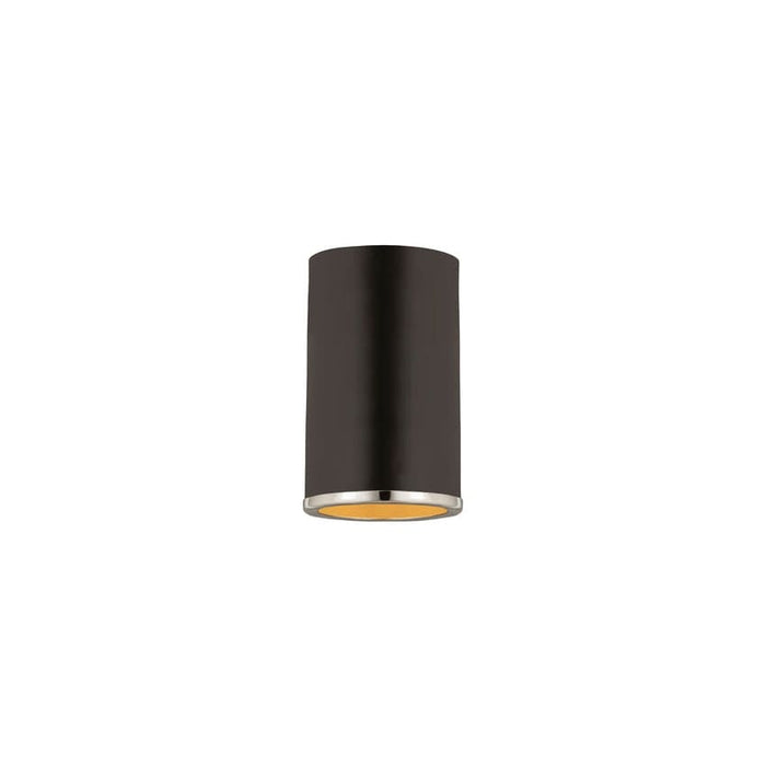Z-Lite Arlo Matte Black Chrome 1 Light Flushmount 2303F1-MB-CH