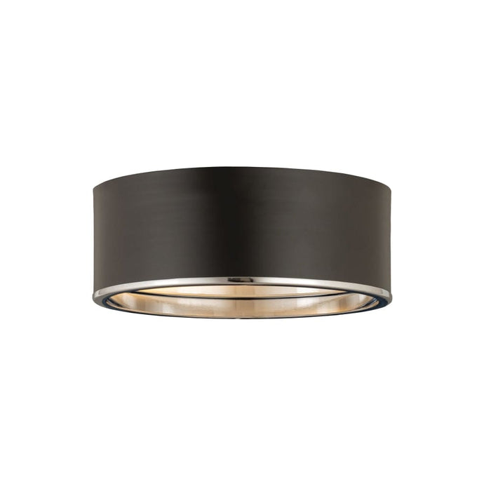 Z-Lite Arlo Matte Black Chrome 3 Light Flushmount 2303F3-MB-CH