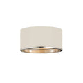Z-Lite Arlo Matte White Chrome 2 Light Flushmount 2303F2-MW-CH