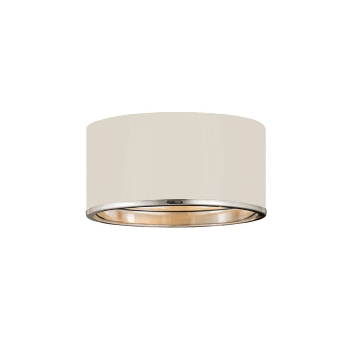 Z-Lite Arlo Matte White Chrome 2 Light Flushmount 2303F2-MW-CH