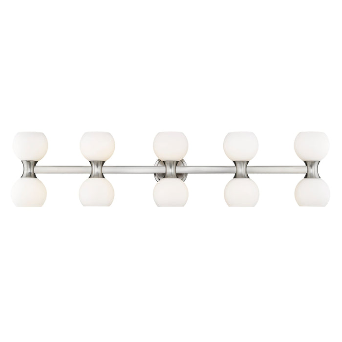 Z-Lite Artemis Brushed Nickel 10 Light Vanity 494-10V-BN - Bath & Vanity