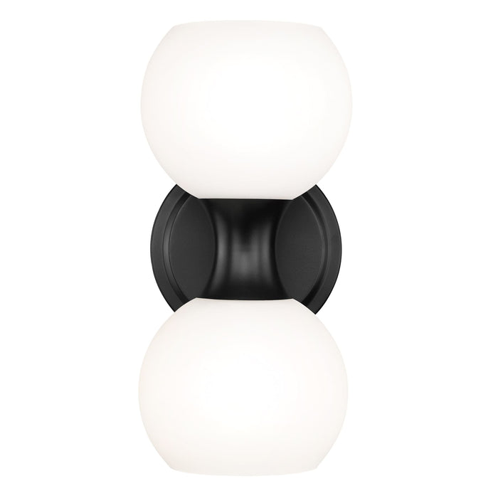 Z-Lite Artemis Matte Black 2 Light Wall Sconce 494-2S-MB - Wall Sconces