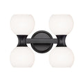 Z-Lite Artemis Matte Black 4 Light Vanity 494-4V-MB - Bath & Vanity