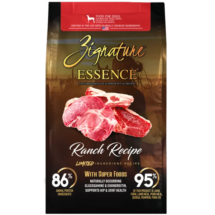 Zignature Essence LIR Ranch Recipe Dry Dog Food